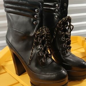 Jessica Simpson Black Heeled Boots